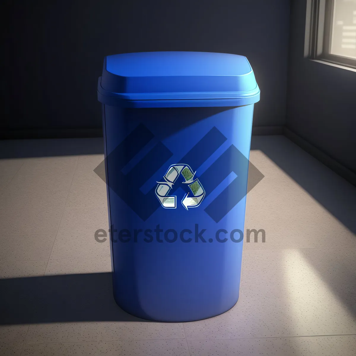 Picture of Empty Coffee Cup on Plastic Tableware Bin