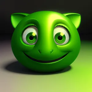 Cute Cartoon Piggy Bank with a Smiling Pig