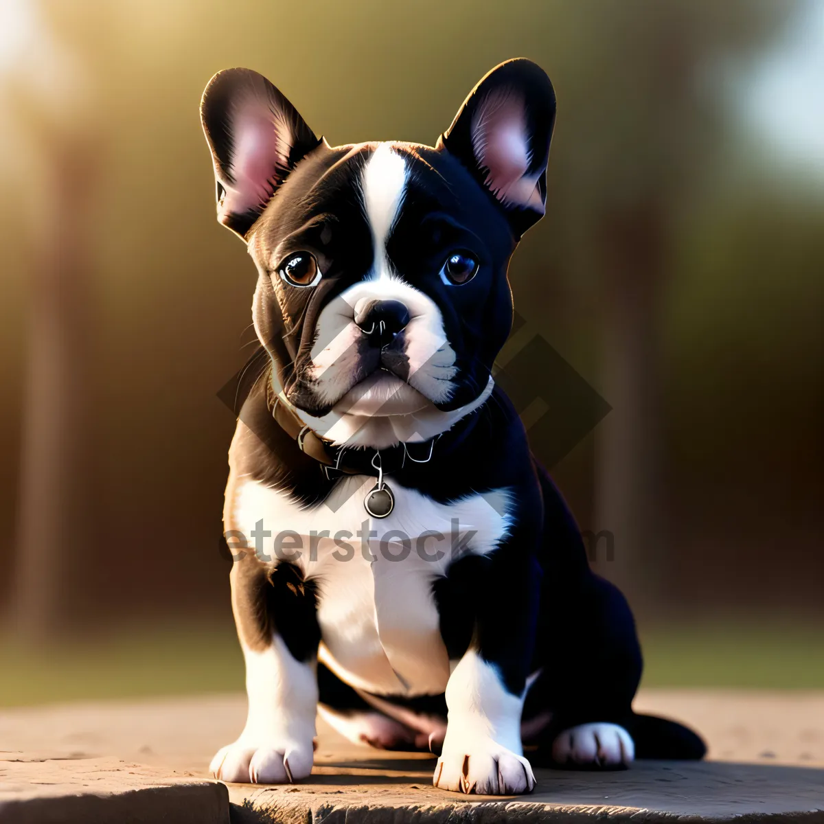 Picture of Meet an endearing bulldog puppy, a purebred canine companion that will steal your heart
