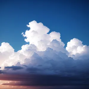 Vibrant Skies: A Serene Tapestry of Clouds and Sunlight