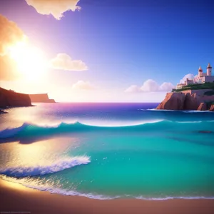 Serenity by the Sea: The Perfect Sunset Paradise