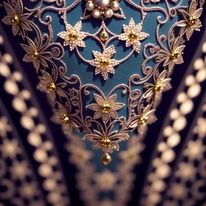 Gilded Arabesque Necklace: Ornate Gold Pendant, Exquisite Jewelry