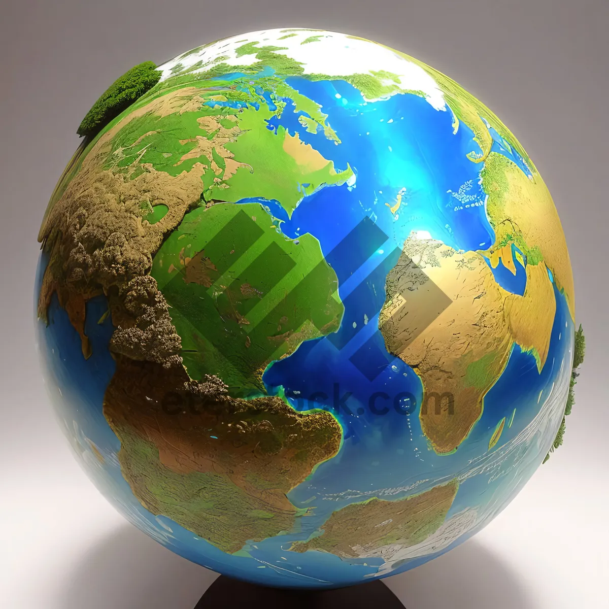 Picture of World Globe Egg Planet 3D