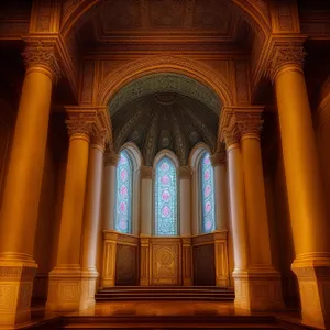 Grandeur of Faith: Majestic Cathedral Altar