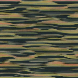 Oceanic Wave Patterns amidst Aquatic Plants and Water Snakes.