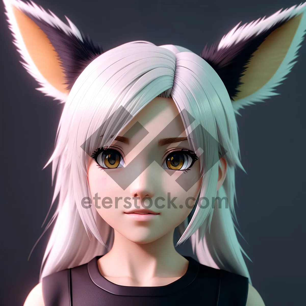 Picture of Beautiful Blonde Lady with Seductive Gaze