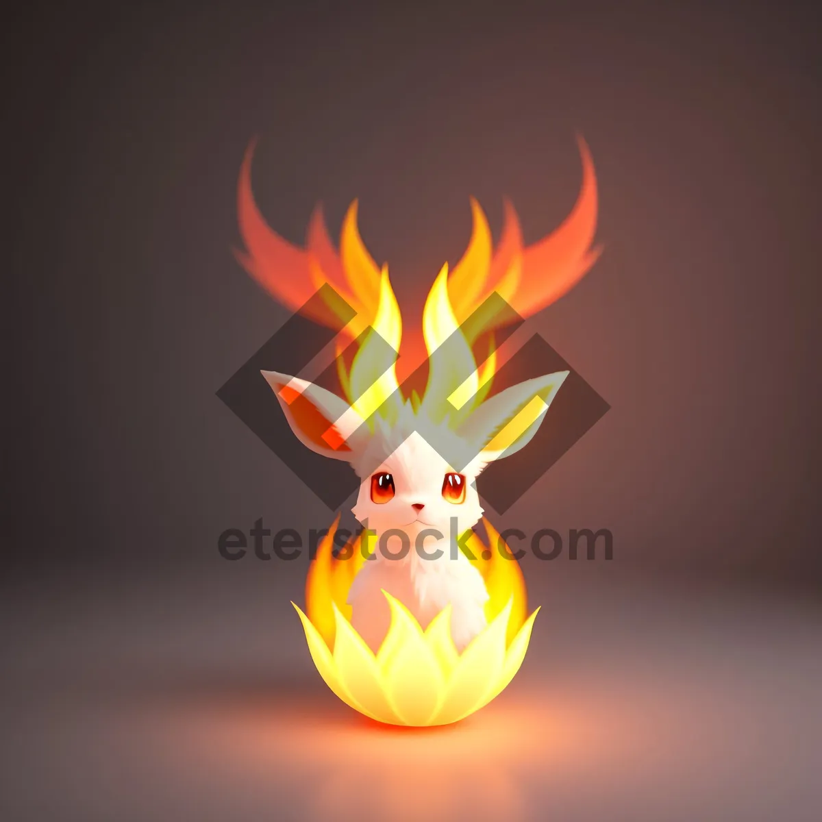 Picture of Blazing Heat - Fiery Symbol of Danger