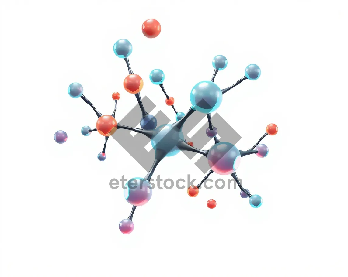 Picture of 3D cartoon man group render with thumbtack oxygen.