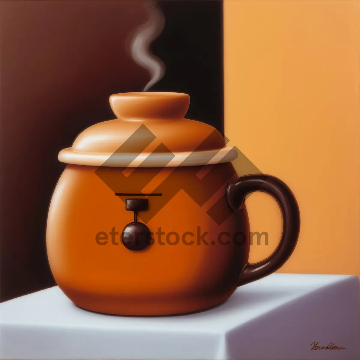 Picture of Morning Brew: Traditional Teapot and Cup