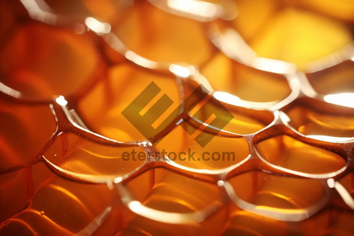 Picture of Honeycomb Graphic Light Structure Pattern Design