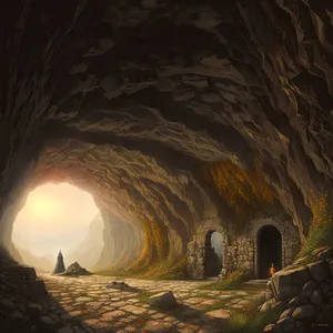 Mystic Underground Passage: Nature's Hidden Marvel