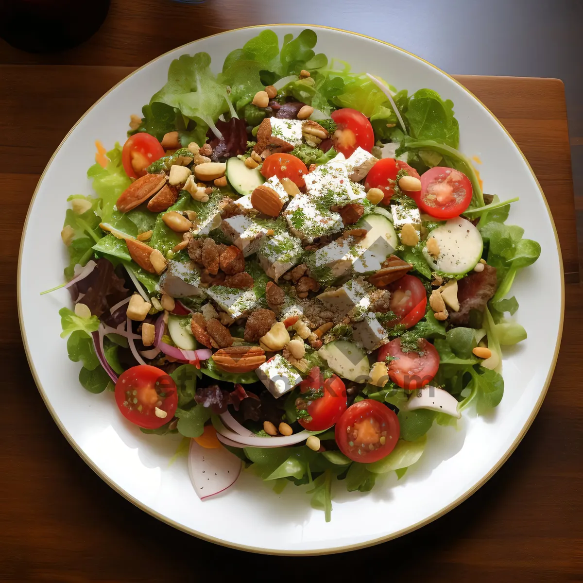 Picture of Grilled Meat and Vegetable Platter with Salad