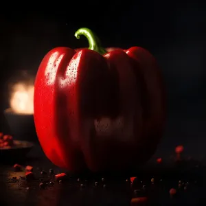Fruit and veggie salad with bell peppers and tomatoes