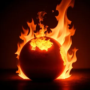 Fiery Glow: Heat, Blaze, and Flames