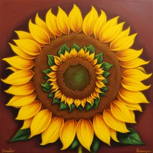 Vibrant Sunflower Blooming in Sunny Garden