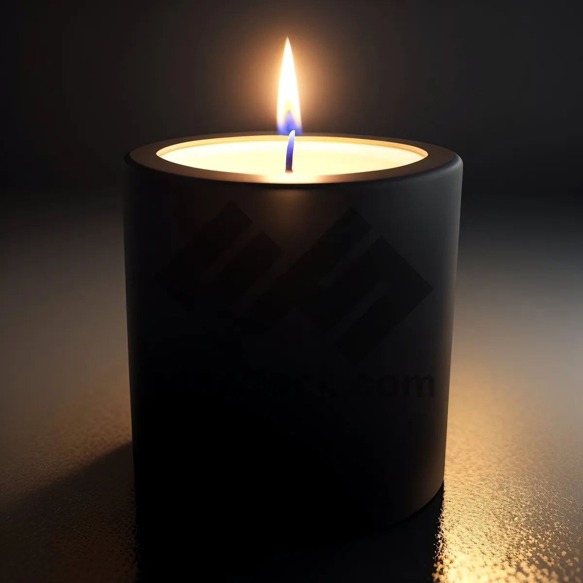 Picture of Radiant Glow: Candle Illuminating Celebration and Serenity