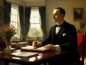 Group of professionals in a corporate office meeting.