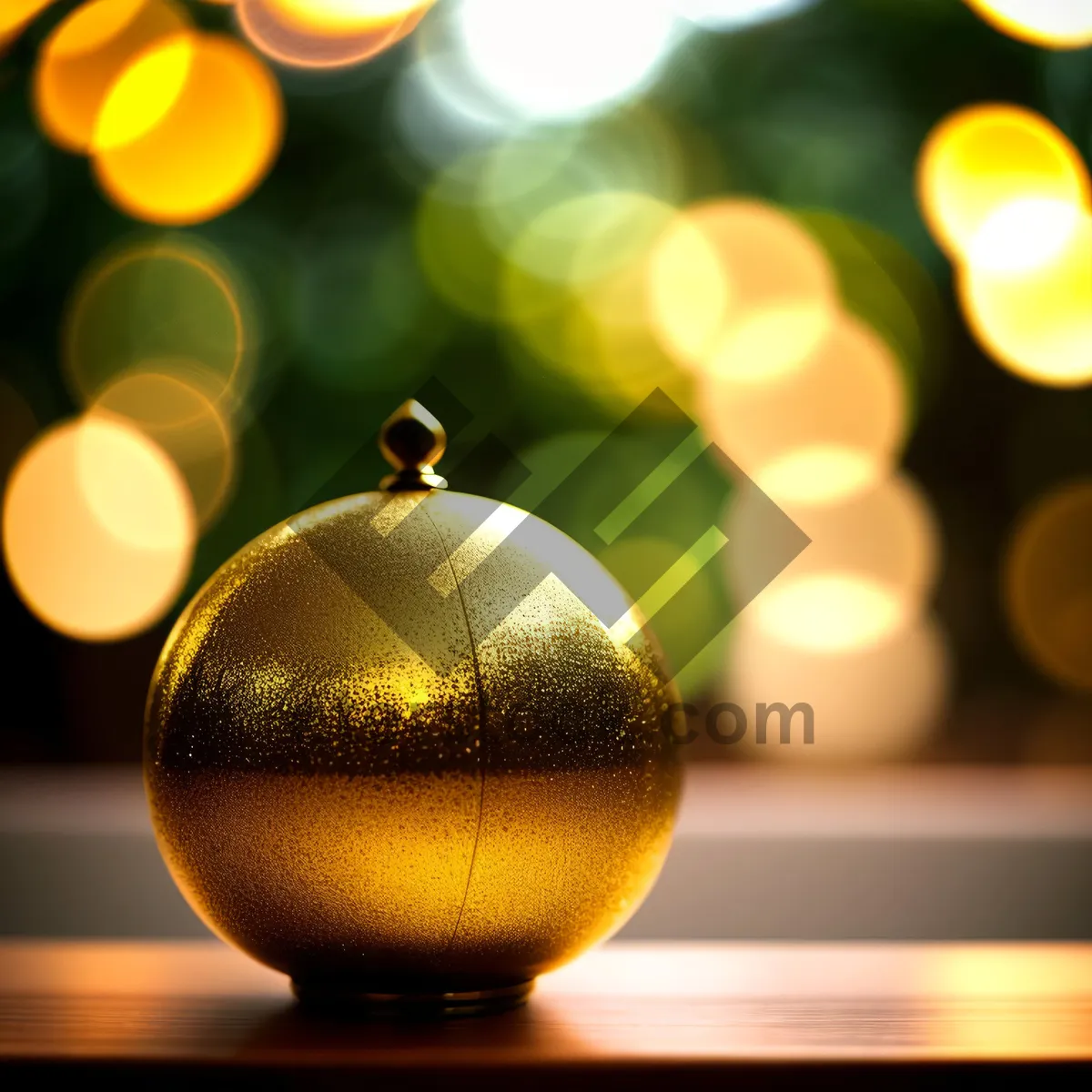 Picture of Shimmering Golden Winter Ball Ornament