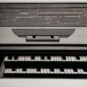 Electric Organ Keyboard Music Instrument