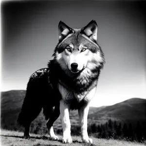 Majestic Malamute: A Fluffy, Loyal Canine Pal