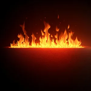 Fiery Blaze: A Vibrant Burst of Heat and Light
