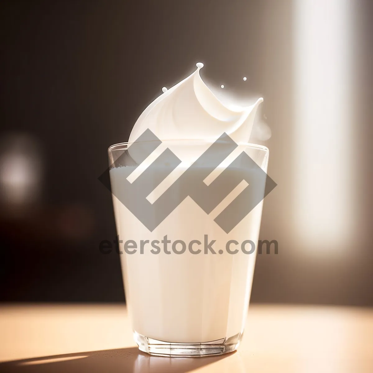 Picture of Delicious Creamy Chocolate Milkshake in a Glass