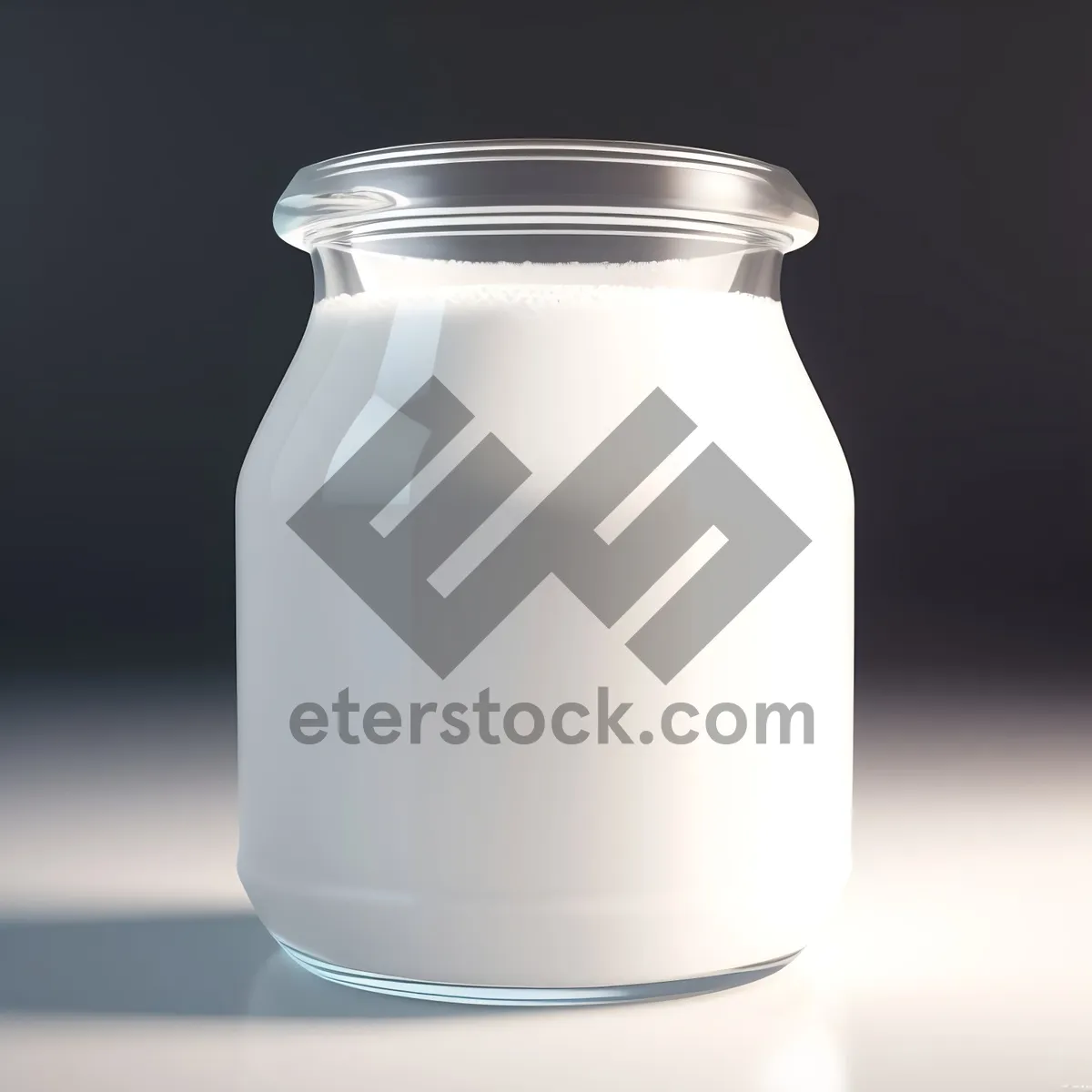 Picture of Healthy Glass Jar of Conserve Milk