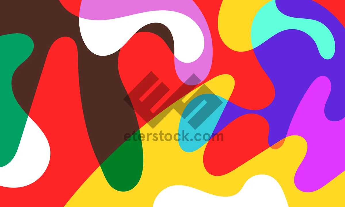 Picture of Colorful heart design icon for love symbol art.