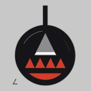 Spooky Halloween Symbol Button Icon Design