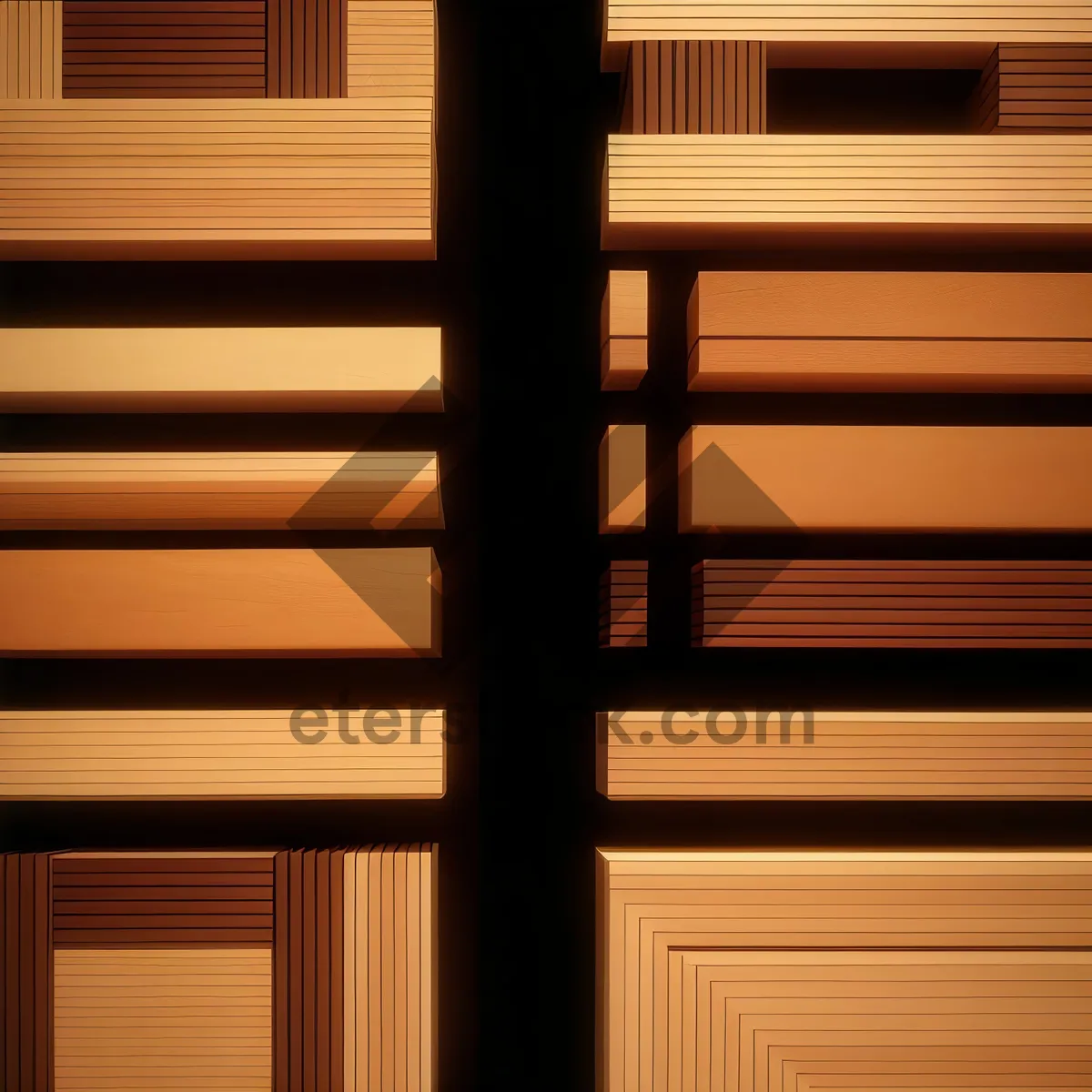 Picture of Steam Bath Wood Texture with Window Blind