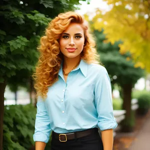 Summer Smasher: Pretty Model with Attractive Smile in Sunglasses