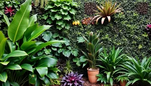 Tropical Pineapple Plant in Garden Pot