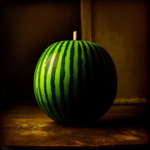 Autumn Harvest: Vibrant Pumpkin and Watermelon Fruit