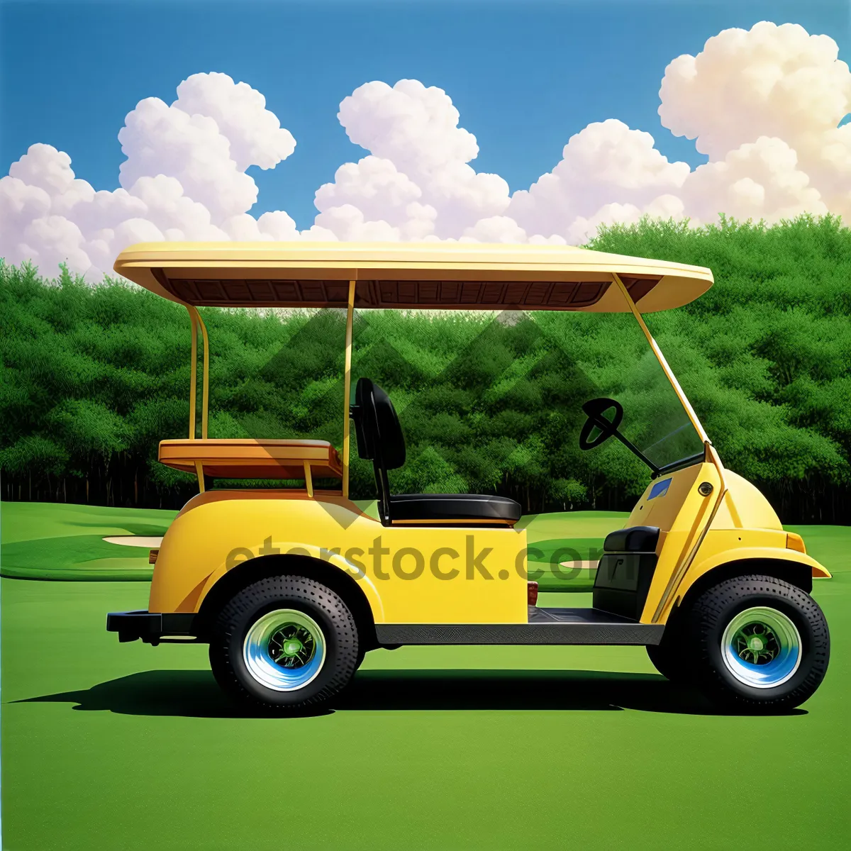 Picture of Golf Cart - Sports Equipment for Motorized Golfing