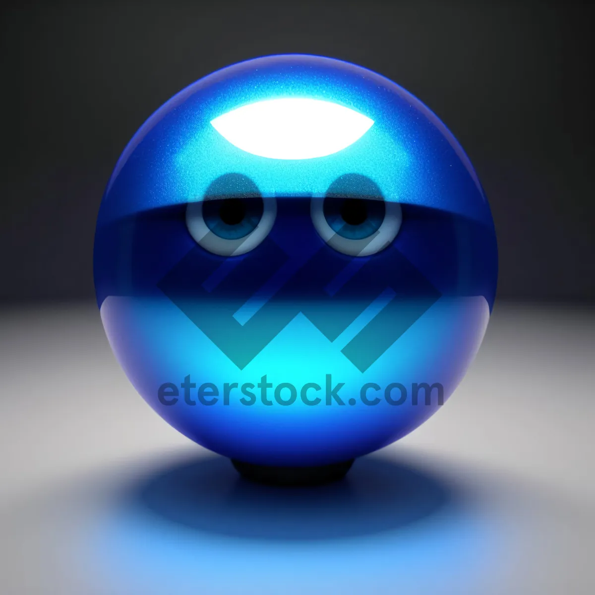 Picture of Shiny 3D Glass Button Set with Reflection