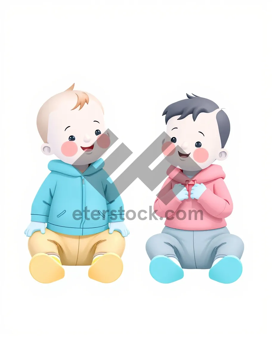 Picture of Fun and cute cartoon boy clip art