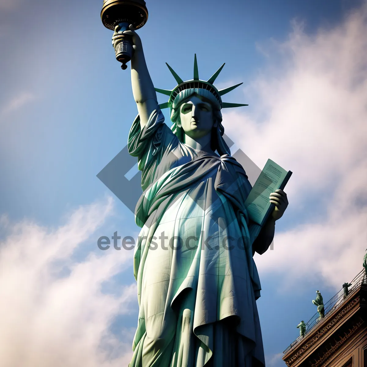 Picture of Iconic Statue of Liberty - Symbolizing Freedom and History