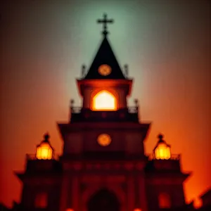 Historic Cathedral Tower Underneath Protective Sky