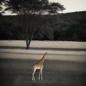 South African Wildlife: Majestic Giraffe in the Wild