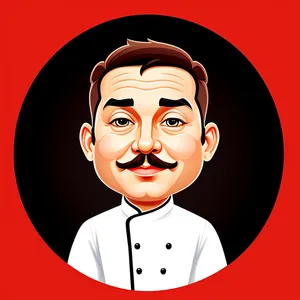 Cartoon Clipart With a Chef Character