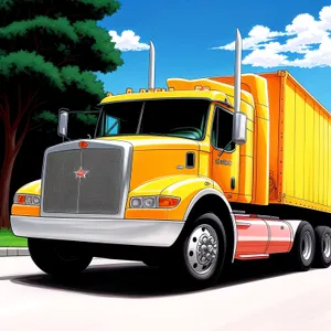 Transportation Powerhouse: Fast and Efficient Trailer Truck