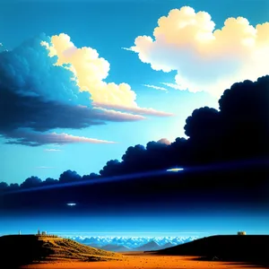 Golden Horizon: Sunset over the Glistening Sea