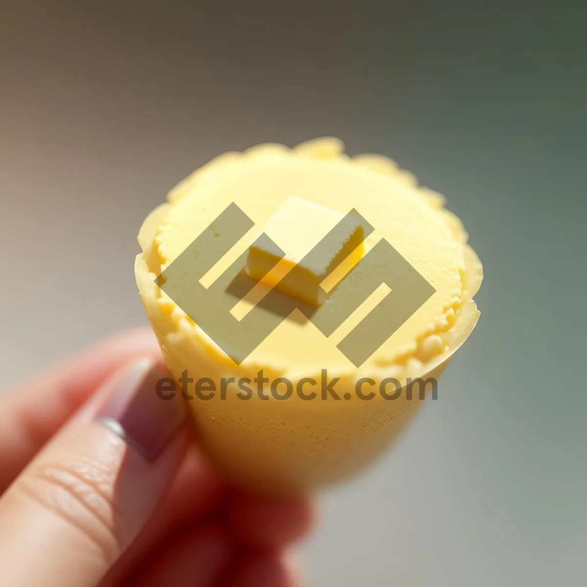 Picture of Delicious Buttercream Cupcake with Sweet Frosting