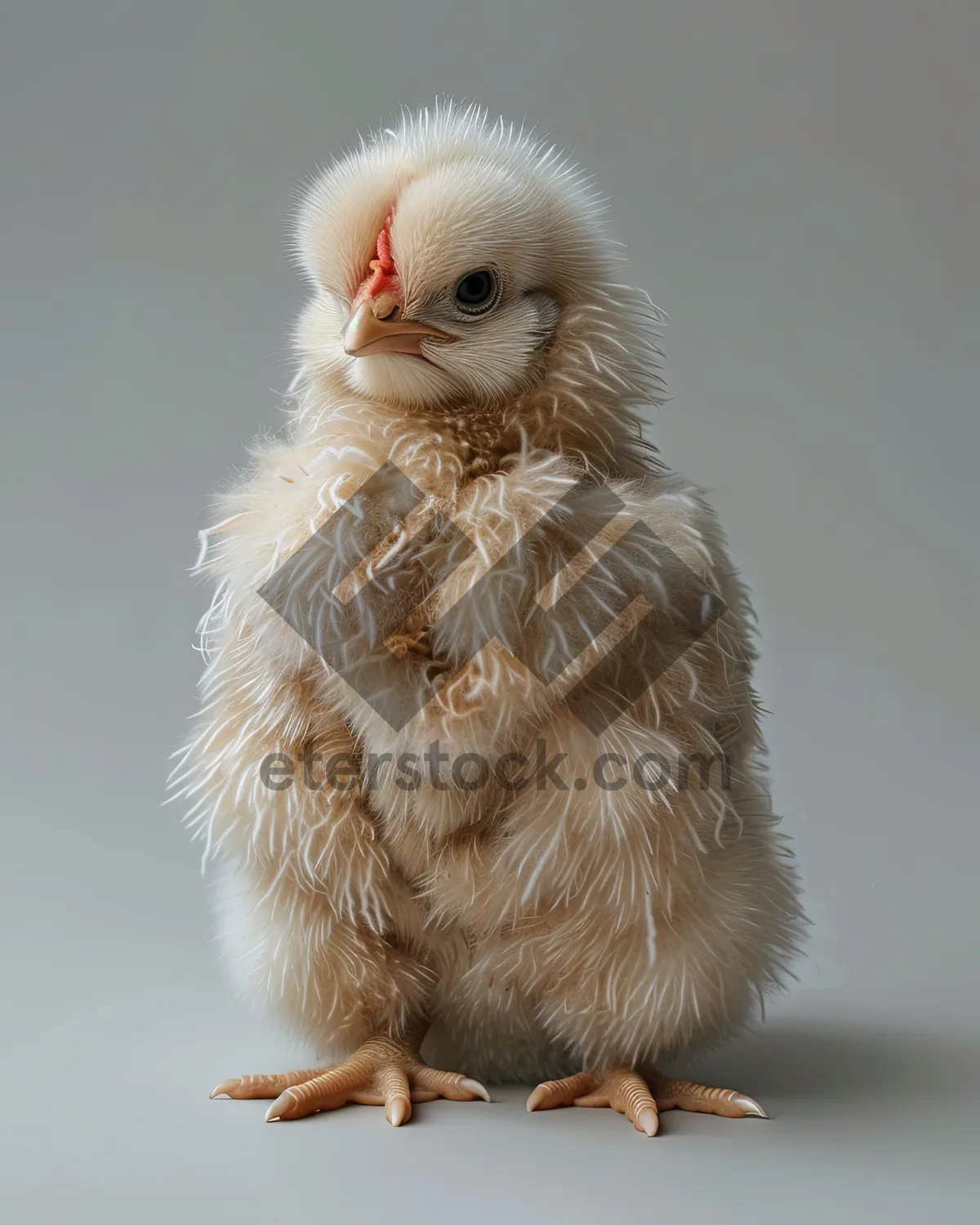 Picture of Fluffy Yellow Chick Hen Born Wildlife Baby Easter