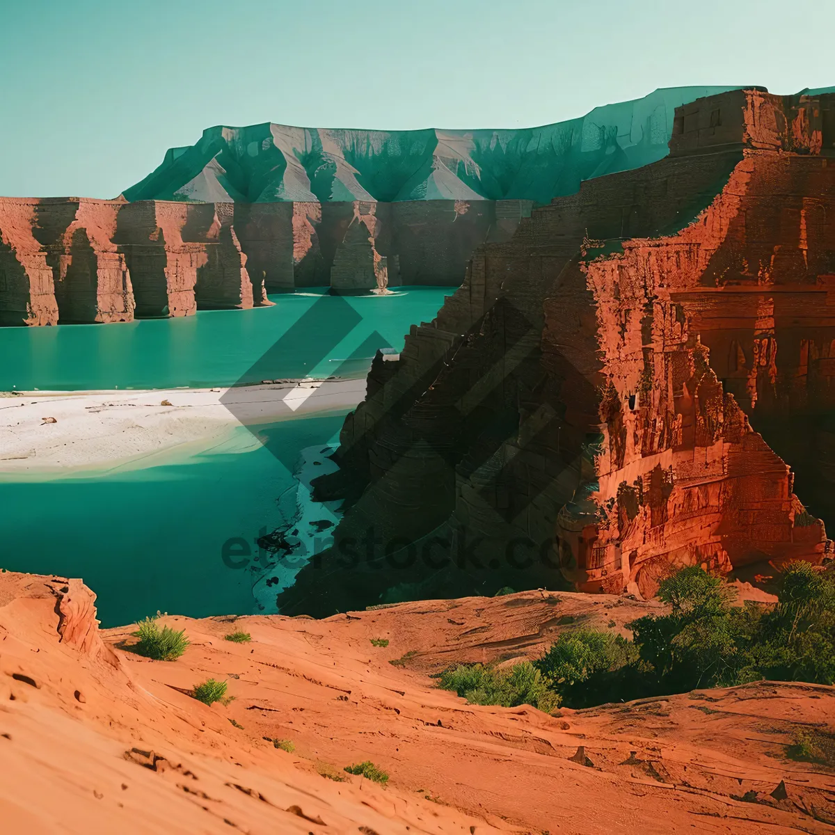 Picture of Spectacular Southwest Canyon: A Majestic Desert Landscape