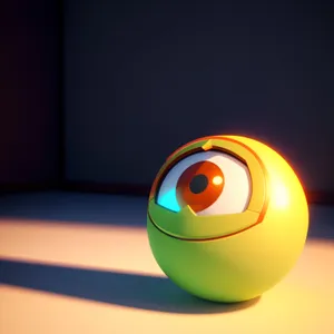 Playful 3D Sphere Icon for Competitive Games