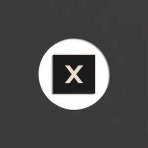 Round Shiny Black Button Set with Glossy Reflection