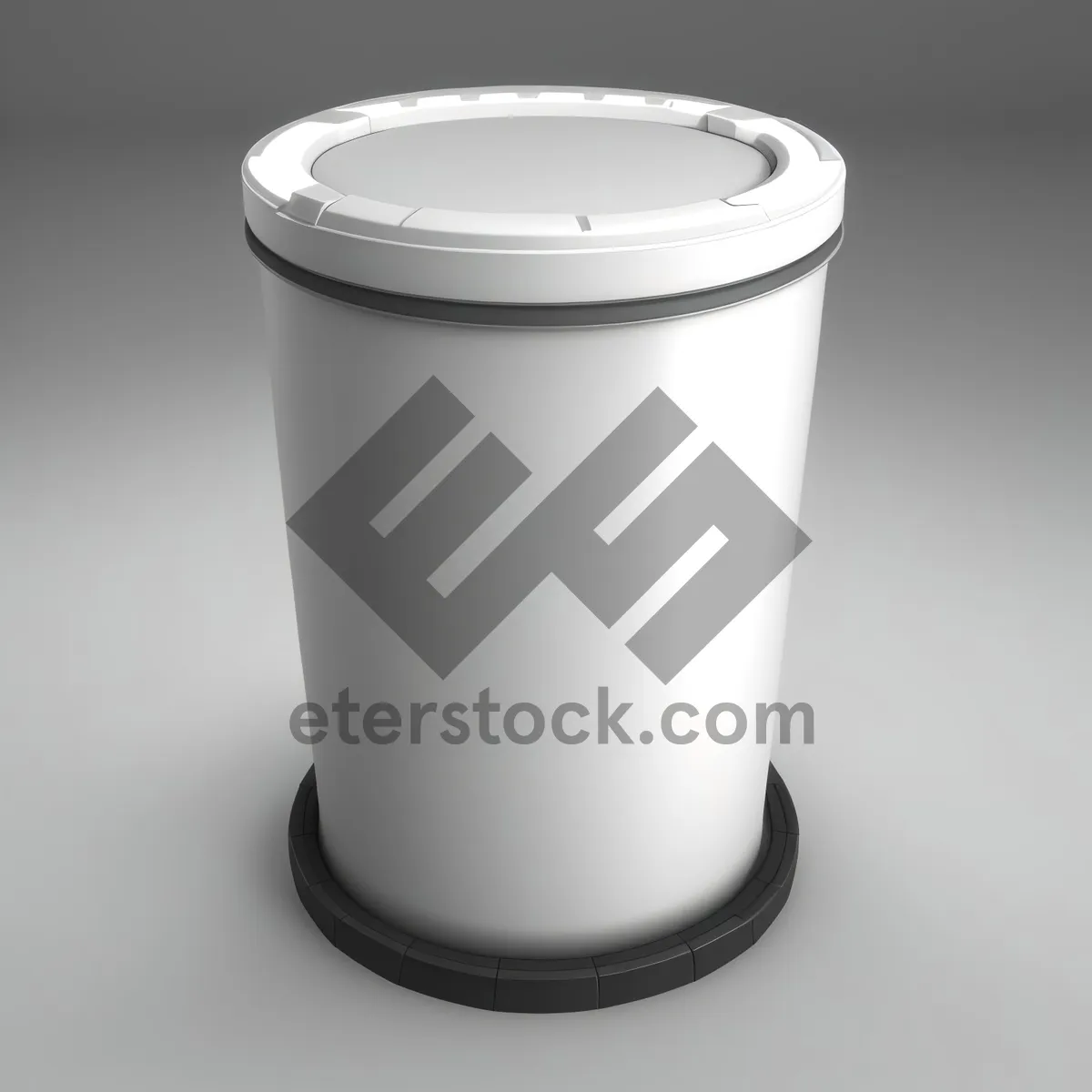 Picture of Empty glass mug for morning coffee and tea