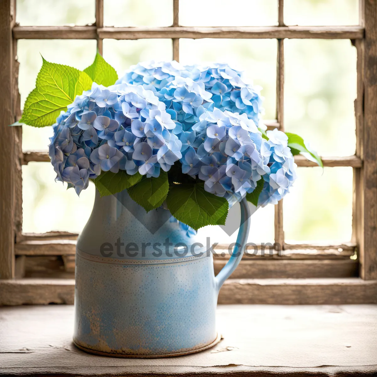 Picture of Flower-filled Vase Display at Home