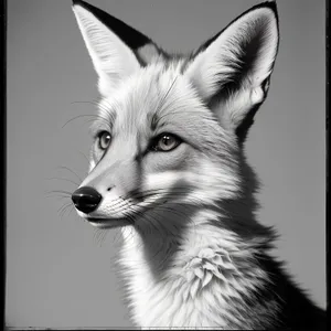 Furry Wild Canine Portrait - Red Fox